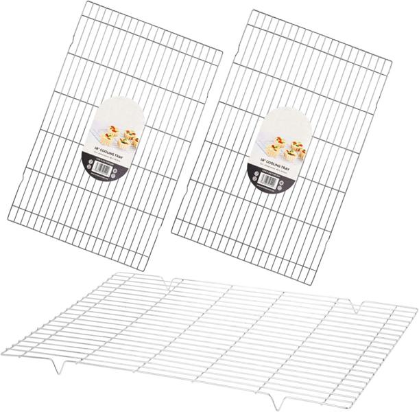 1 x Extra Large 18" Chrome Plated Cooling Rack Ideal For Freshly Baked Goods