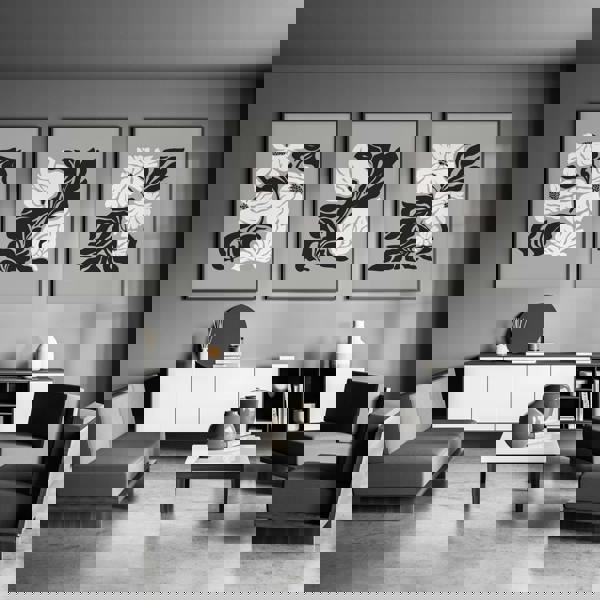 Pictures For Living Room | Set of 3 Botanical Wall art Prints