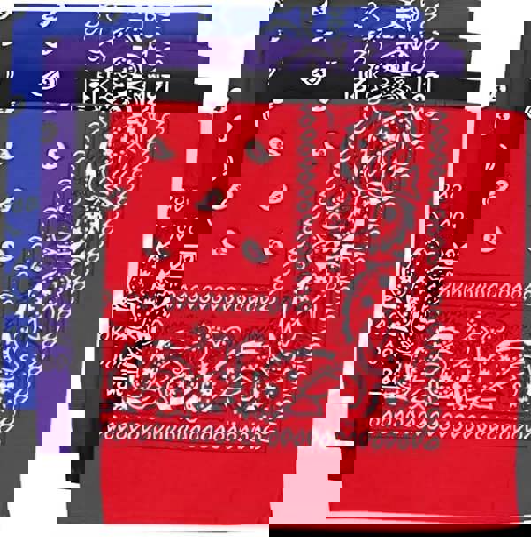 KAV Pack of 4 Multi-Purpose Bandanas - Cycling Headband, Face Mask, Neckerchief, Handkerchief for Men & Women - Hip-Hop, Sports