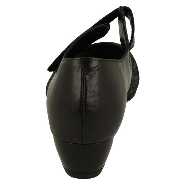DB Shoes Ladies Easy B Court Shoes With Removable Footbed And Strap Constance