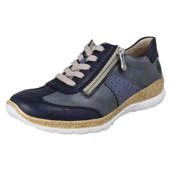 Rieker Womens Rieker Detailed Trainers With Side Zip N4221