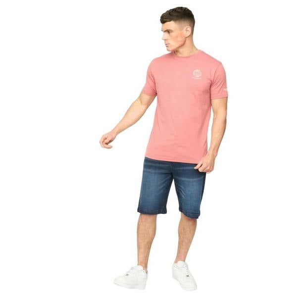 Crosshatch Mens Chittingtons T-Shirt - Pink - 