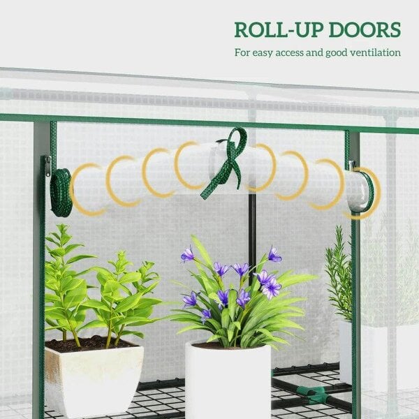 Bobobiy 46 x 215cm Nine-Shelf Greenhouse