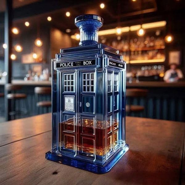 Leaper Phone Booth / Police Call Box Whisky Bottle