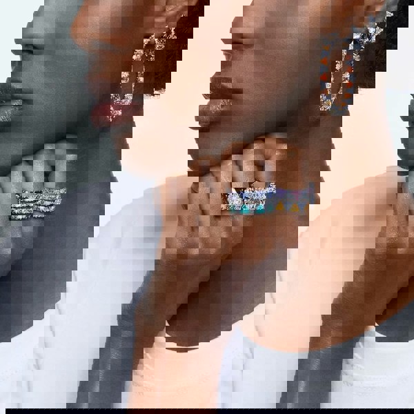 Swarovski Ladies Millenia Blue Cocktail Ring 5608527