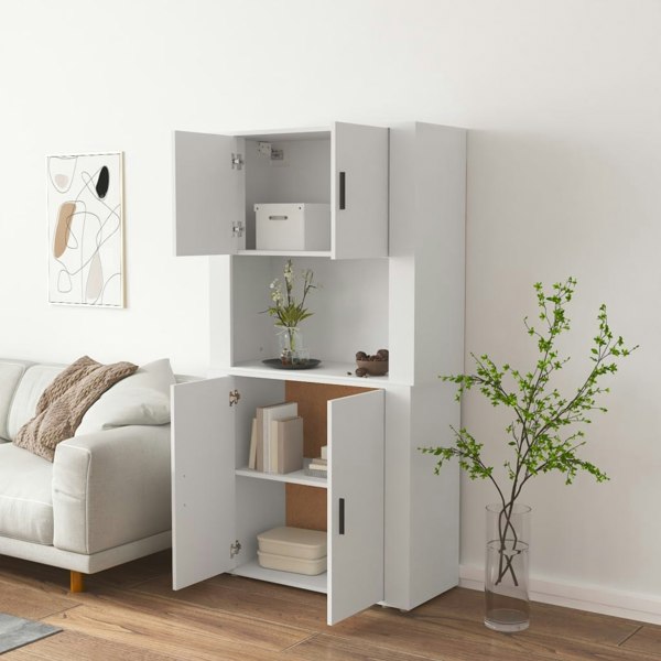 Berkfield Highboard White Engineered Wood