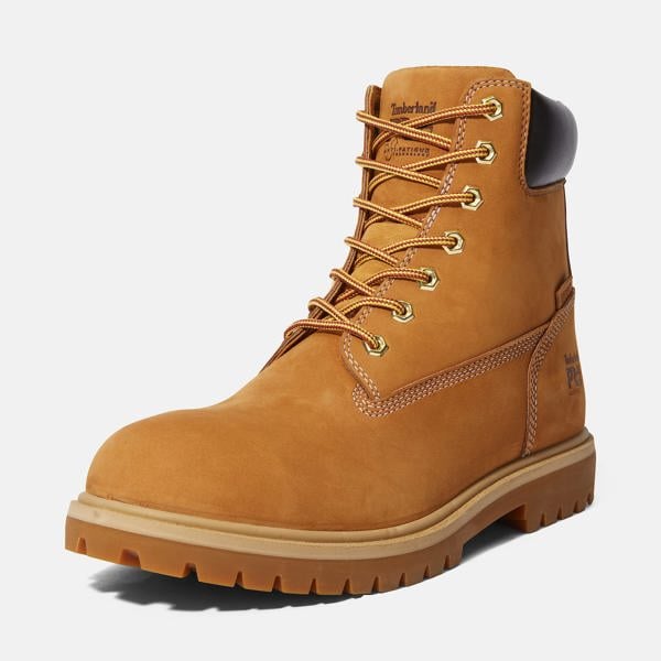 Timberland Pro 6" Iconic Waterproof Safety Work Boots -  Wheat