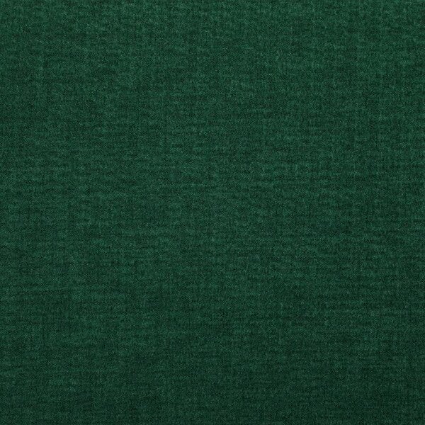 Velvet Feel Fabric 2 Seater Sofa, Small Sofa Loveseat with 21cm Thick Padding and Wood Legs, Dark Green