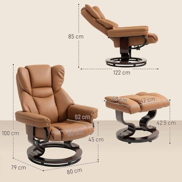 Recliner with Ottoman