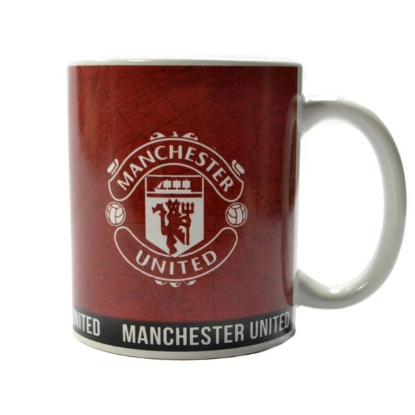 Manchester United FC Identity 325ml Mug - Red/White