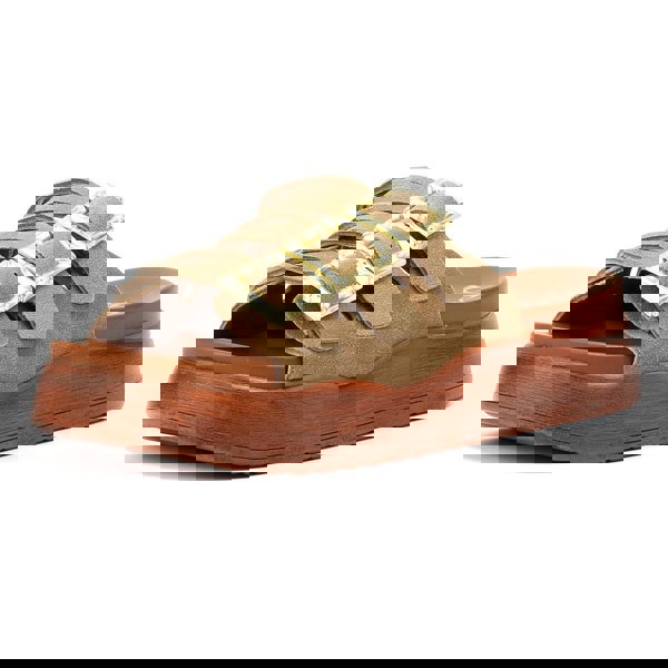 Desert Fleur Gypsum Tennesee Suede Women's Taupe Sandals