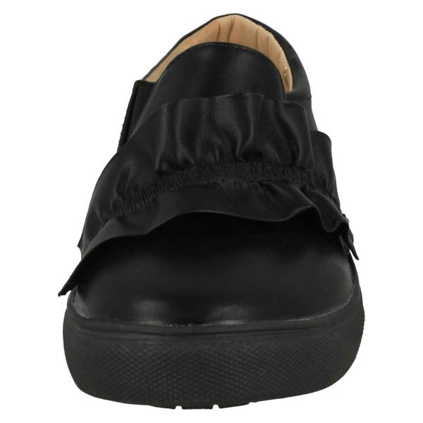 Spot On Girls Spot On Ruffle Vamp Flat Shoes