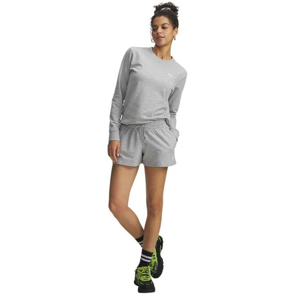 Under Armour Womens/Ladies Terrycloth Shorts - Grey - 