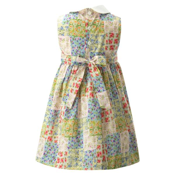 Rachel Riley Patchwork Peter Pan Collar Dress