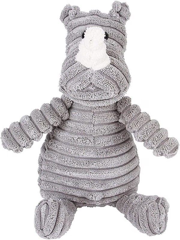 Nice Design Corduroy Dog & Puppy Animal Plush Squeaky Chew Toys