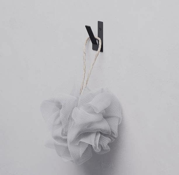 Decortie Modern Nora Unique Metal Triple Hooks for Hanging, Set of 3 Matte Black Hooks Kitchen, Waterproof, Stainless Steel Hooks