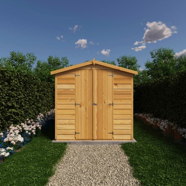 Shire Overlap Double Door No windows 10x6 Storage Shed
