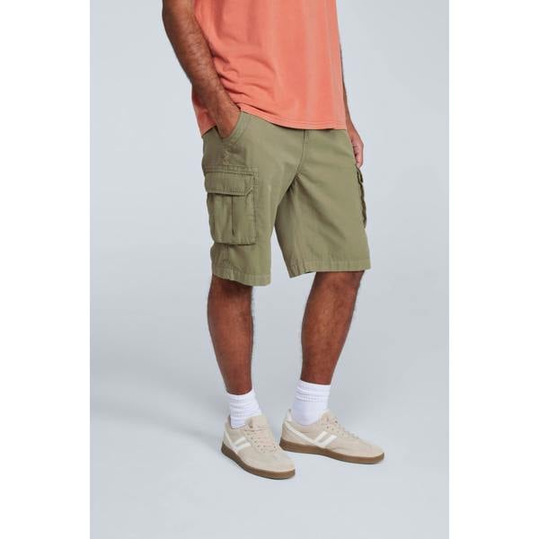 Animal Mens Haze Organic Cargo Shorts - Khaki Green - 