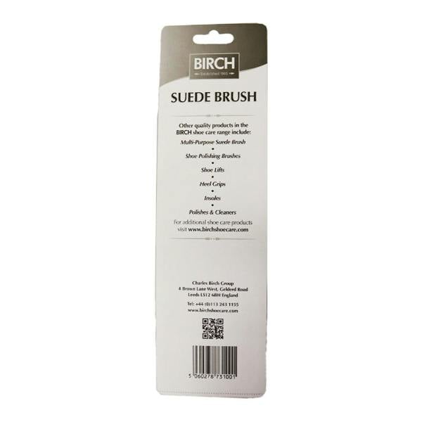 BIRCH Wood Handle Wire Suede Brush - Brass Wires for Reviving Texture