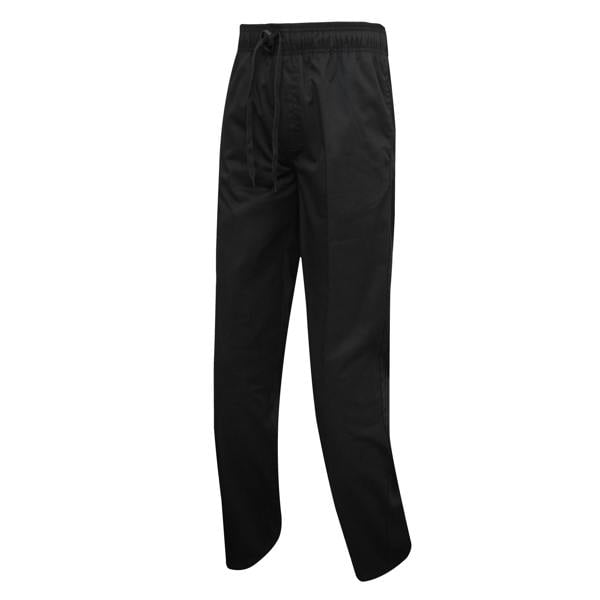 Premier Mens Chefs Select Slim Leg Trousers - Black