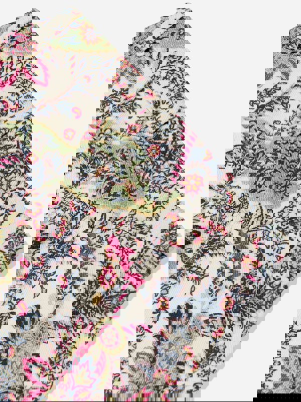 Etro Girls Paisley Print Trousers in Ivory