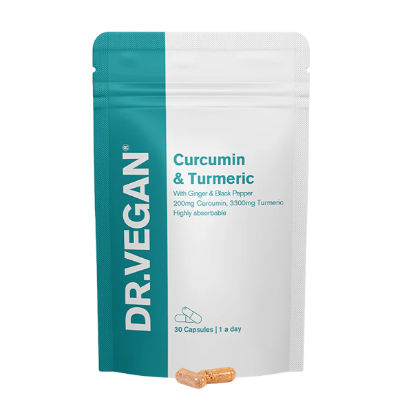 Dr. Vegan Curcumin (200mg) & Turmeric (3300mg) 30 caps