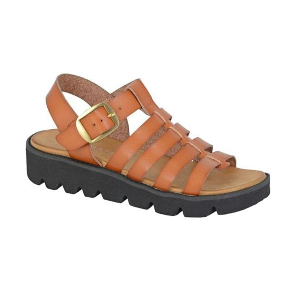 Cipriata Cipriata AZIA Womens T-strap Sandals Tan