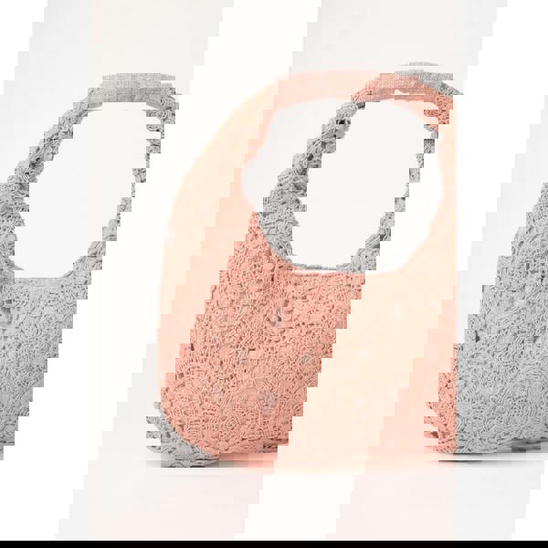 Blue Vanilla Crochet Hobo Bag