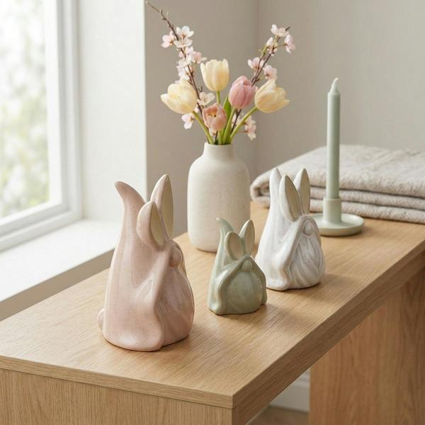 Garden Greatness Springtime Trio Rabbit Gonks Decoration