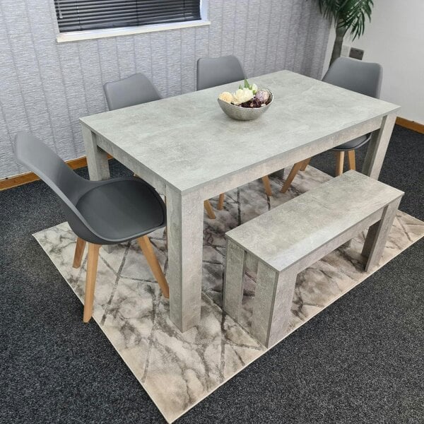 Kosy Koala Dining Table Set with 4 Chairs Dining Room and Kitchen table set of 4, and Bench