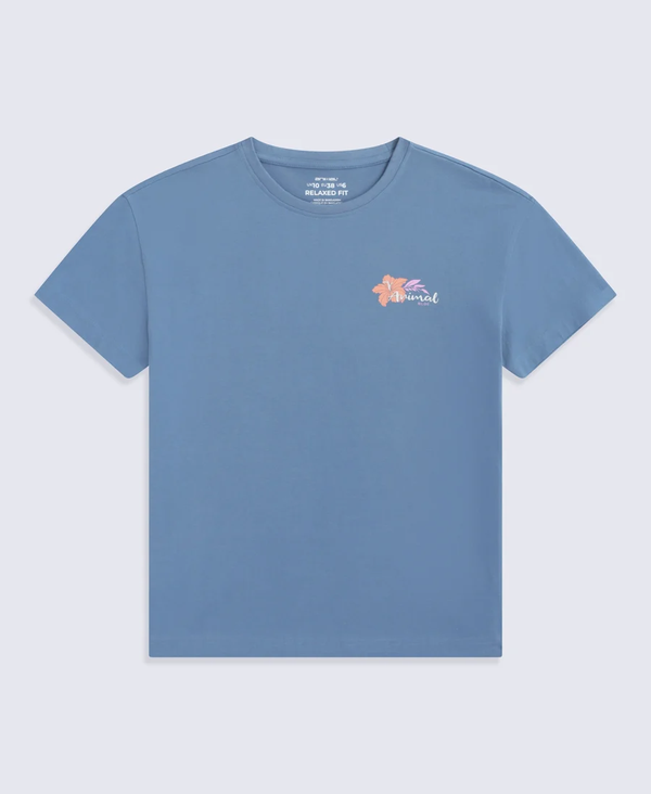 Animal Womens Leena Bude Tropical T-Shirt - Blue