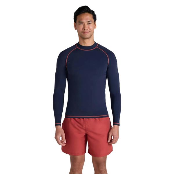 Animal Mens Long-Sleeved Rash Top - Light Purple - 