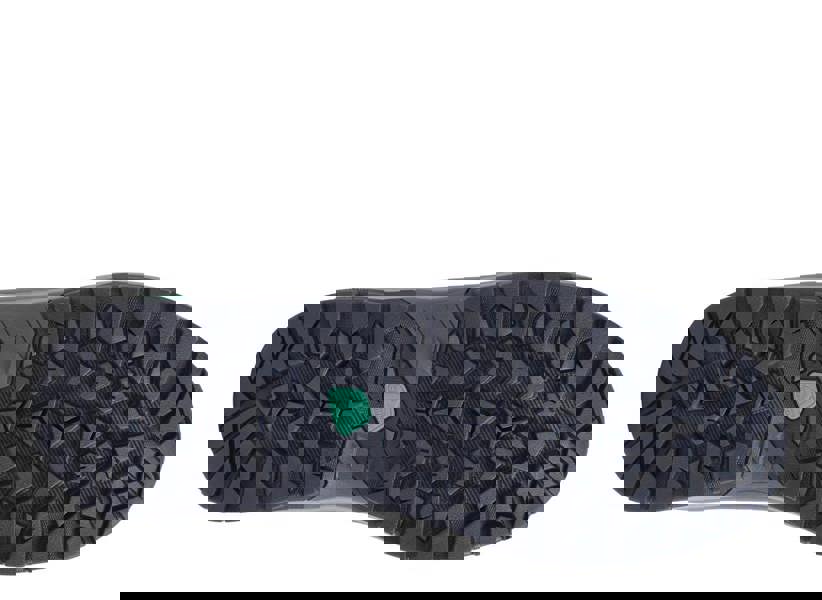 Karrimor Mendip 4 Mens Walking Hiking Lace Up Trek Leather Boots, durable black hiking boots with rugged tread outsole for outdoor trekking.