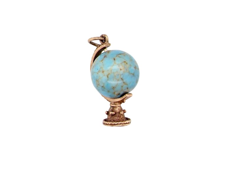 A globe charm