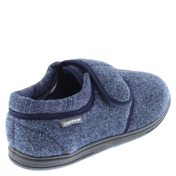 Dunlop Atticus Memory Foam Hook and Loop Men's Slippers