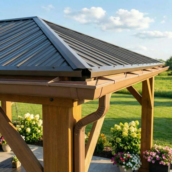Costco Gazebo Rain Gutter Kit (10ft x 12ft) Gazebo Costco Accessories 1