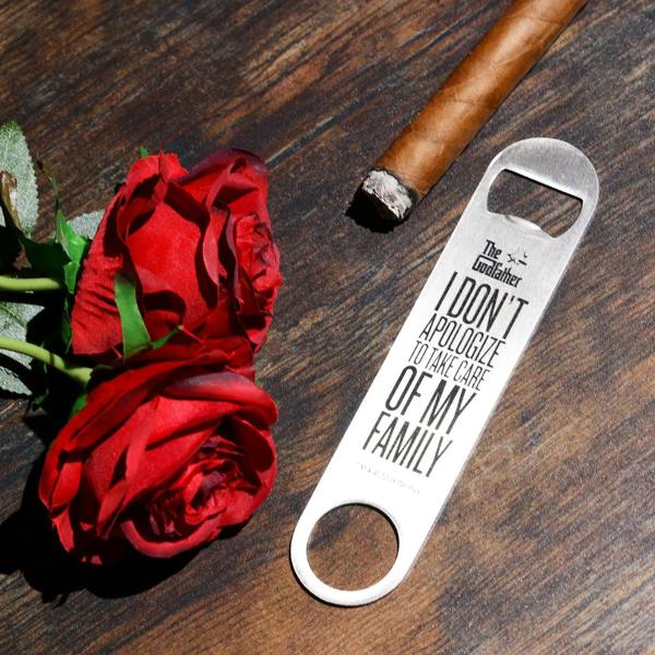 Widdop & Co Fandomania The Godfather Stainless Steel Bottle Opener Silver