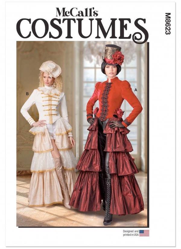 McCalls 8623 Paper Sewing Pattern – Women's Costume, Intermediate