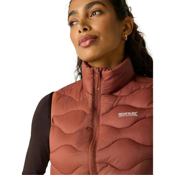 Regatta Womens/Ladies Hydi Quilted Gilet - Burnt Henna - 