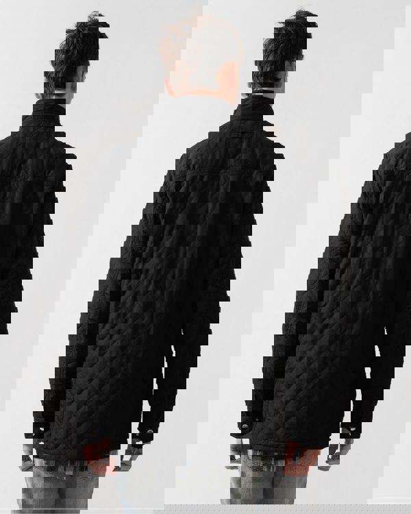 GANT Mens Quilted Windcheater Mid Jacket - 5 Black