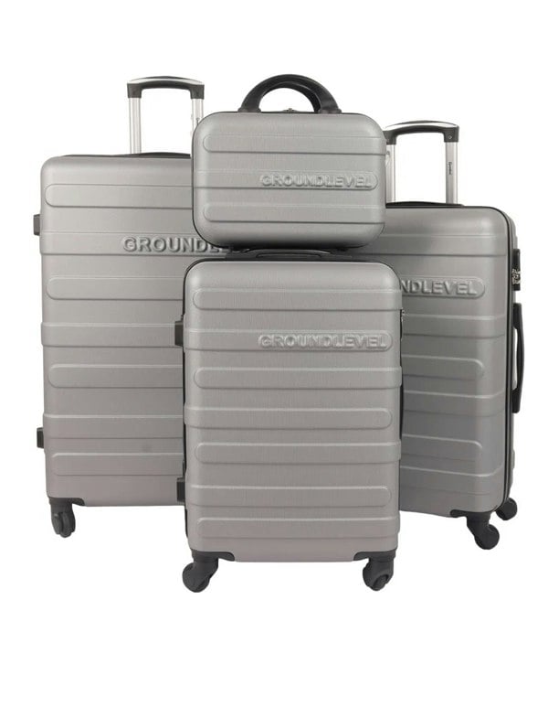Groundlevel 4 Piece Regency Hard Shell Luggage Set
