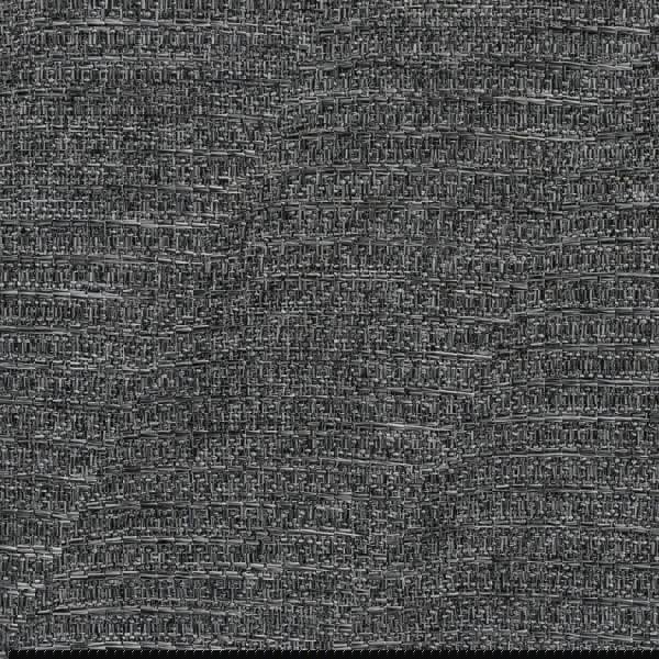 JVL Chroma Rectangular Fabric Storage Baskets with Handles for Home Organisation, Grey