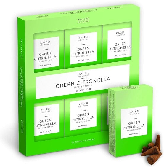 Kalesi Collection Green Citronella Green Citronella Cones Scented Ince