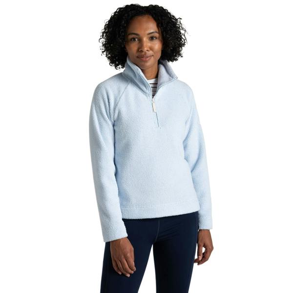 Craghoppers Womens/Ladies Raya Half Zip Fleece Top - Nimbus Blue - 