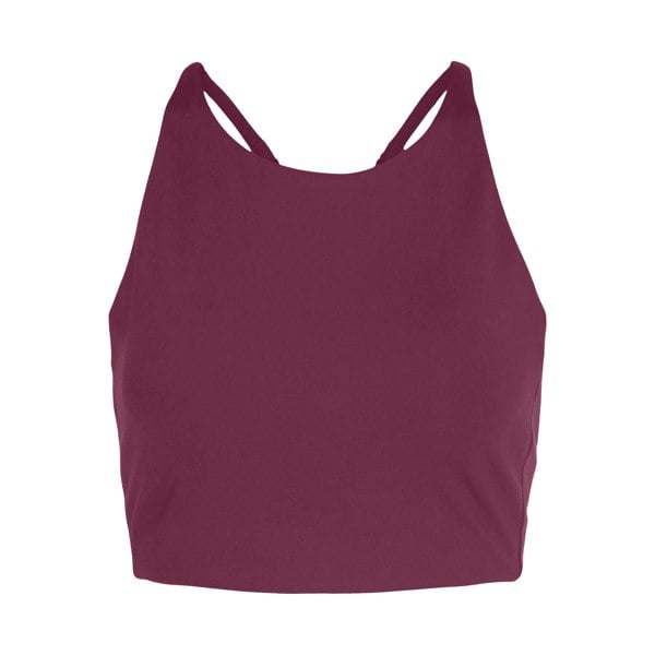 Girlfriend Collective Women's Topanga Cross Back Bra - Plum