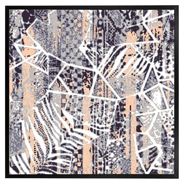 Benjamin Tate Design Grunged print (picture Frame)