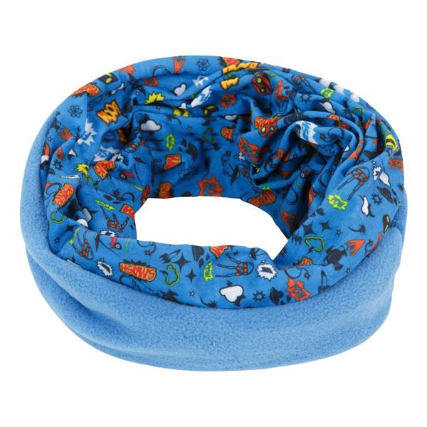 Trespass Childrens/Kids Callaghan Neckwarmer - Cosmic Blue Print - 
