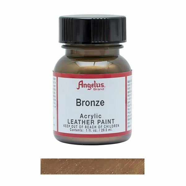 Angelus Metallic Leather Paint for Sneaker Customs and Shoes 1oz