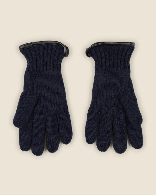 Larsson & Co Knitted Gloves With Fleece Lining