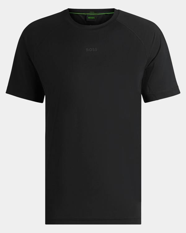 BOSS Green Tee Active Mens T-Shirt - Black 001 - CHO - Designer Mens Short Sleeve T-Shirts